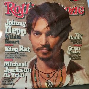 EUC Johnny Depp Rolling Stone Cover Tote bag.